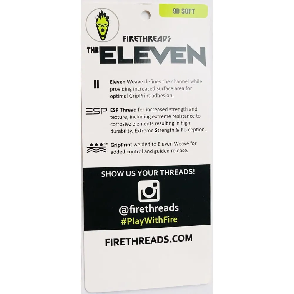 FireThreads ELEVEN 9D Soft Lacrosse Mesh Stringing Piece