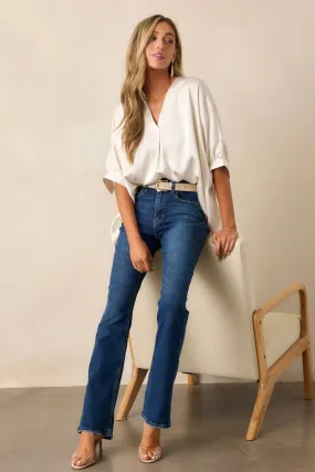 Forever Daydreaming Dark Wash Flare Jeans