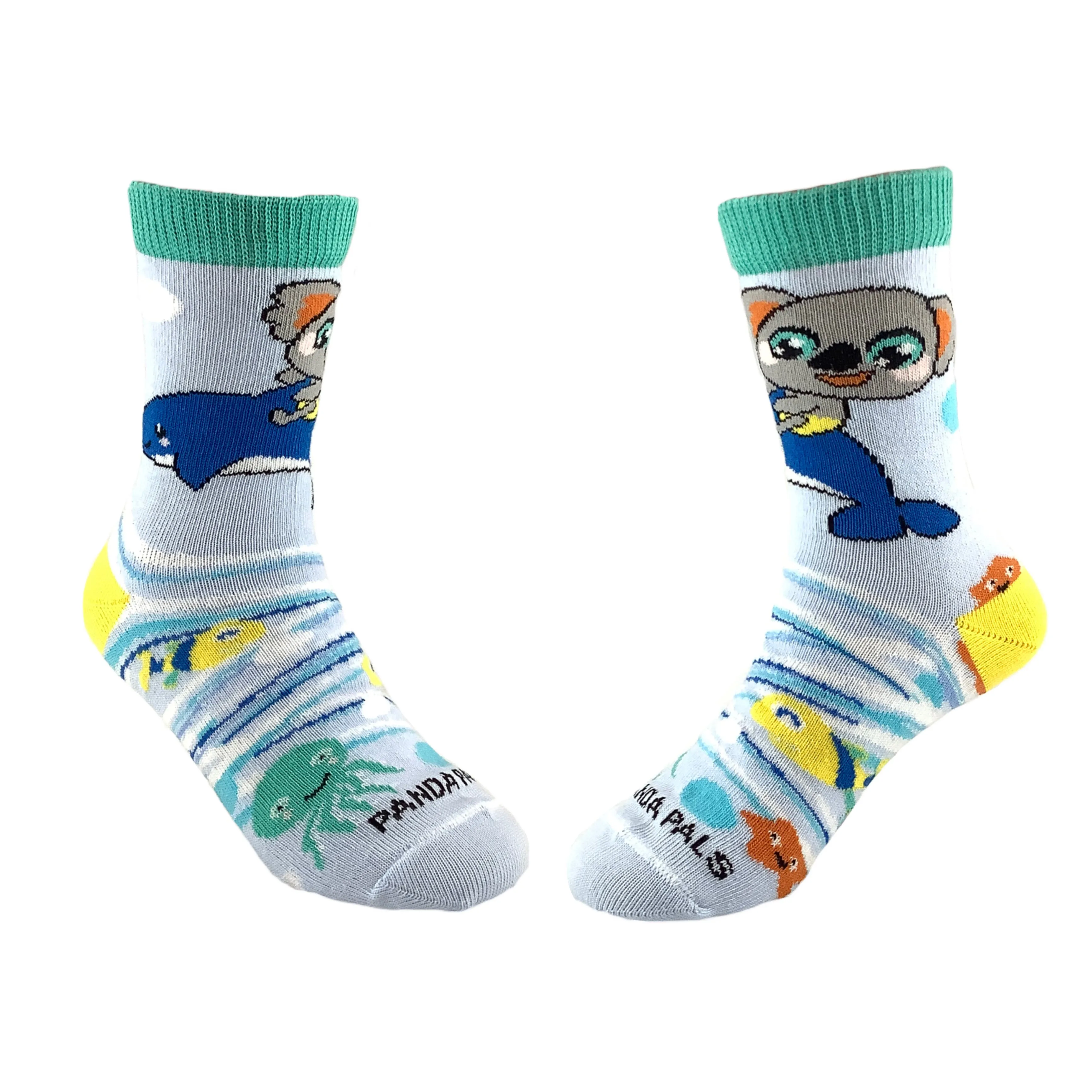 Fun Koala on a Dolphin Socks from the Sock Panda (Ages 3-7)