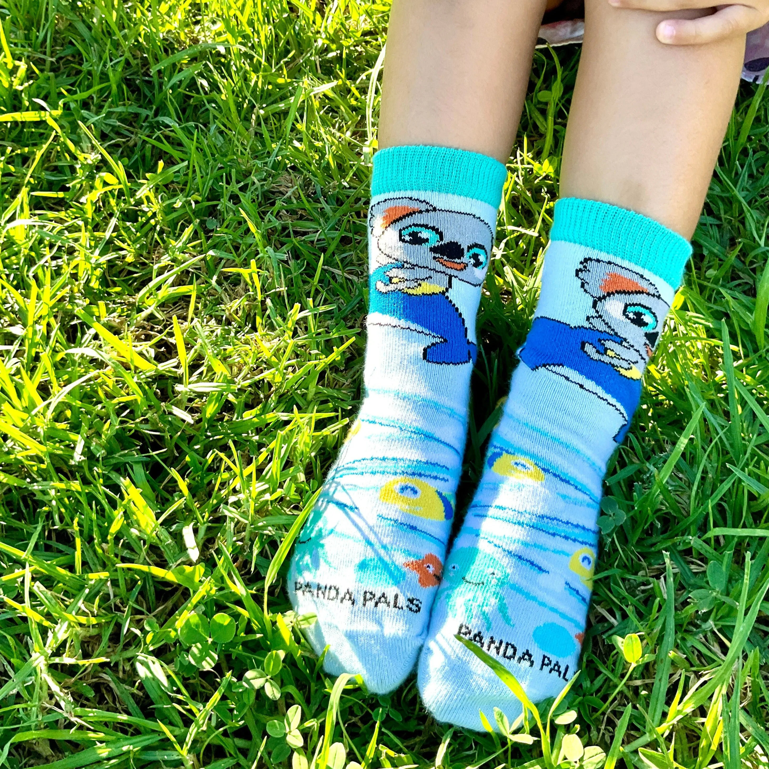 Fun Koala on a Dolphin Socks from the Sock Panda (Ages 3-7)