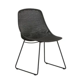 GlobeWest | Granada Scoop Closed Weave Dining Chair (Outdoor)