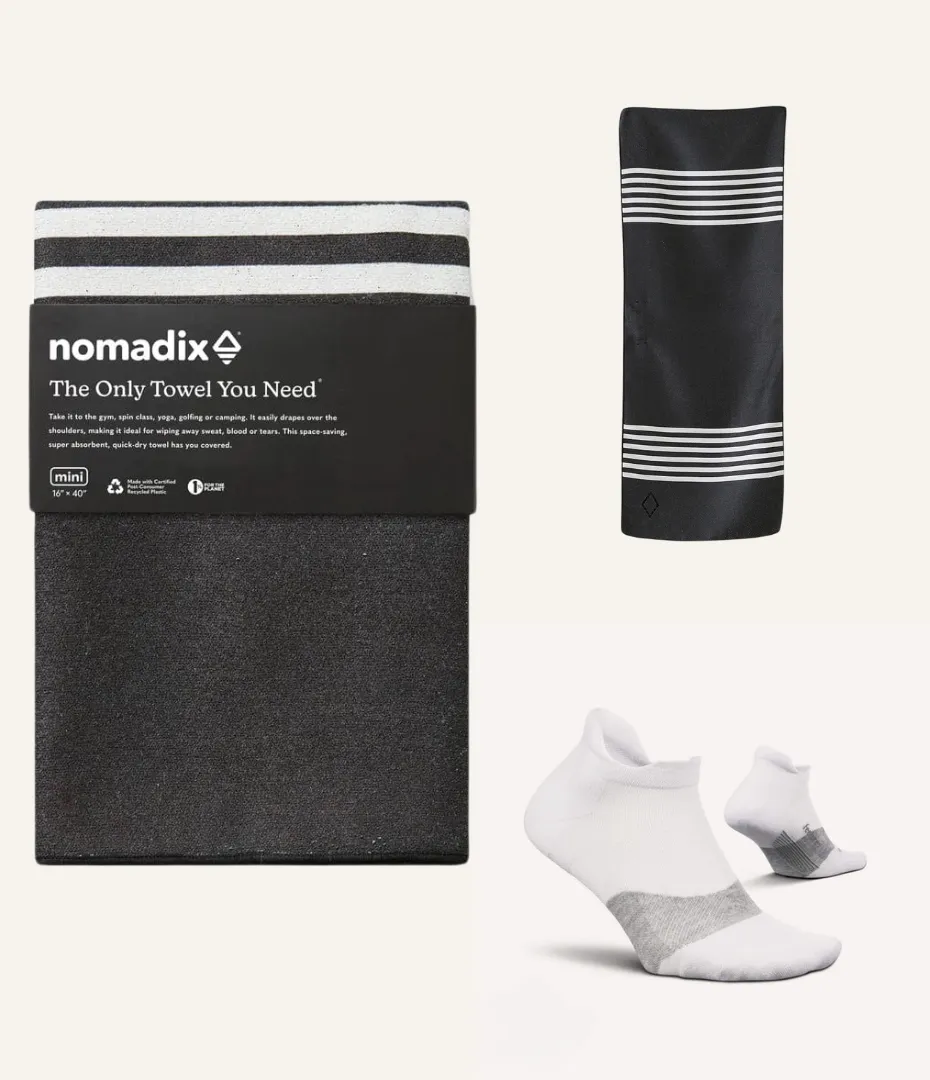 Golf Socks & Mini Towel Bundle