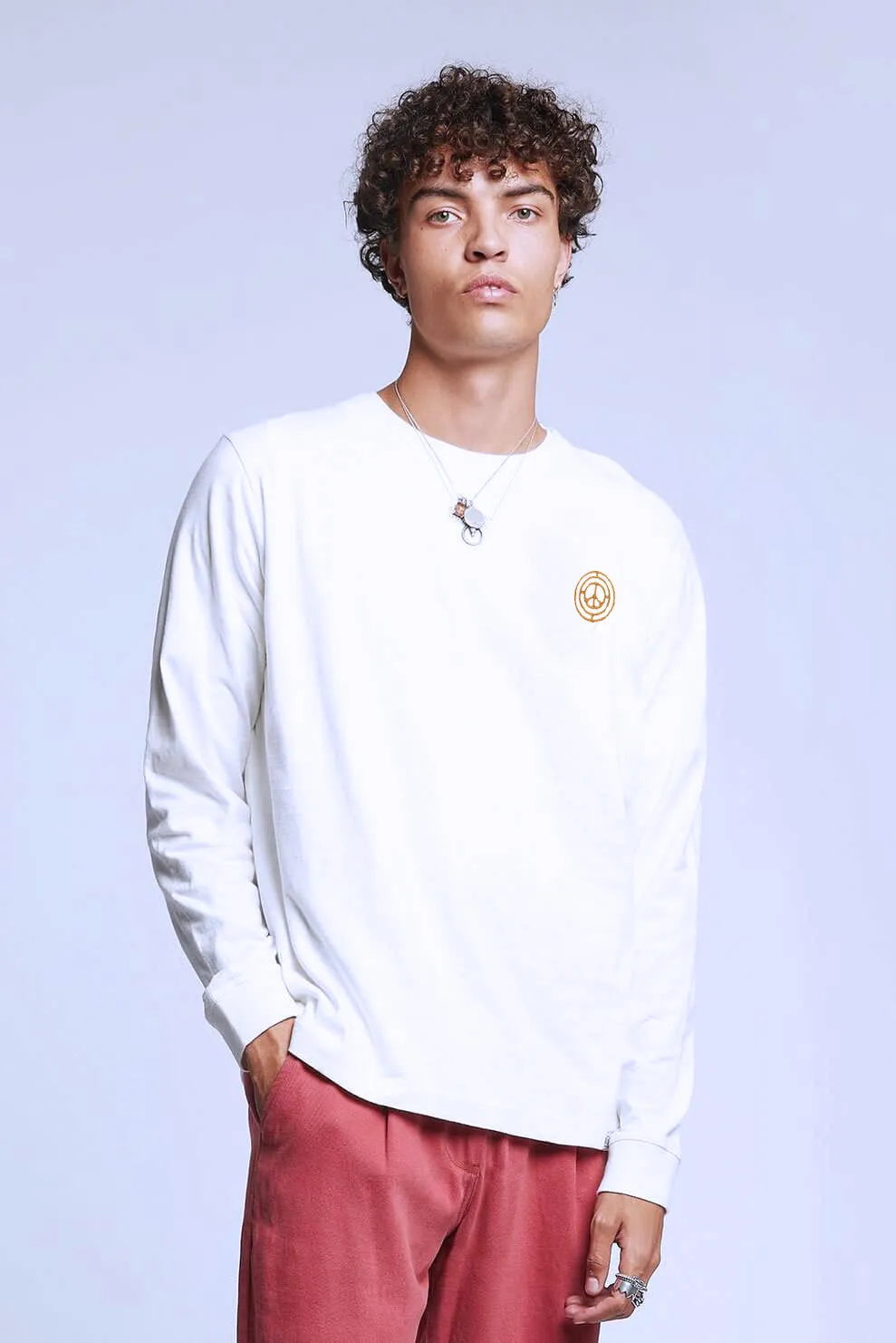 HAKON - Organic Cotton Long Sleeve Tee Off-White