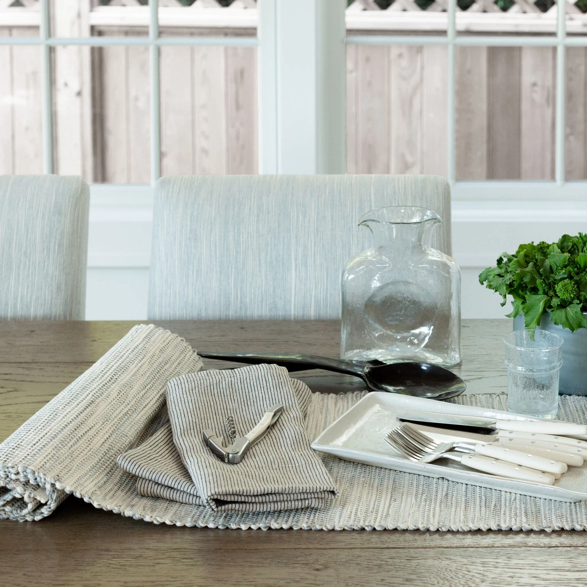 Harbor Gray Table Runner