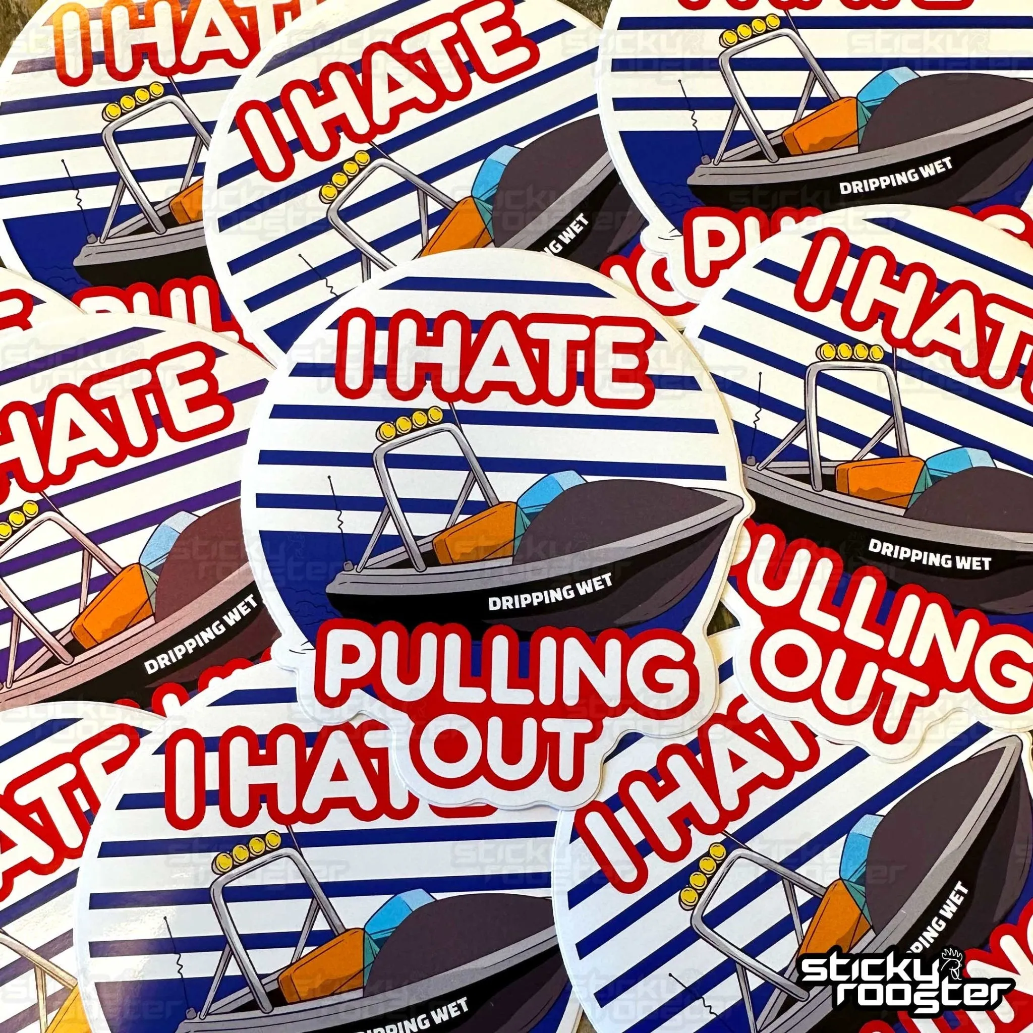 I Hate Pulling Out stickers - 3 pack