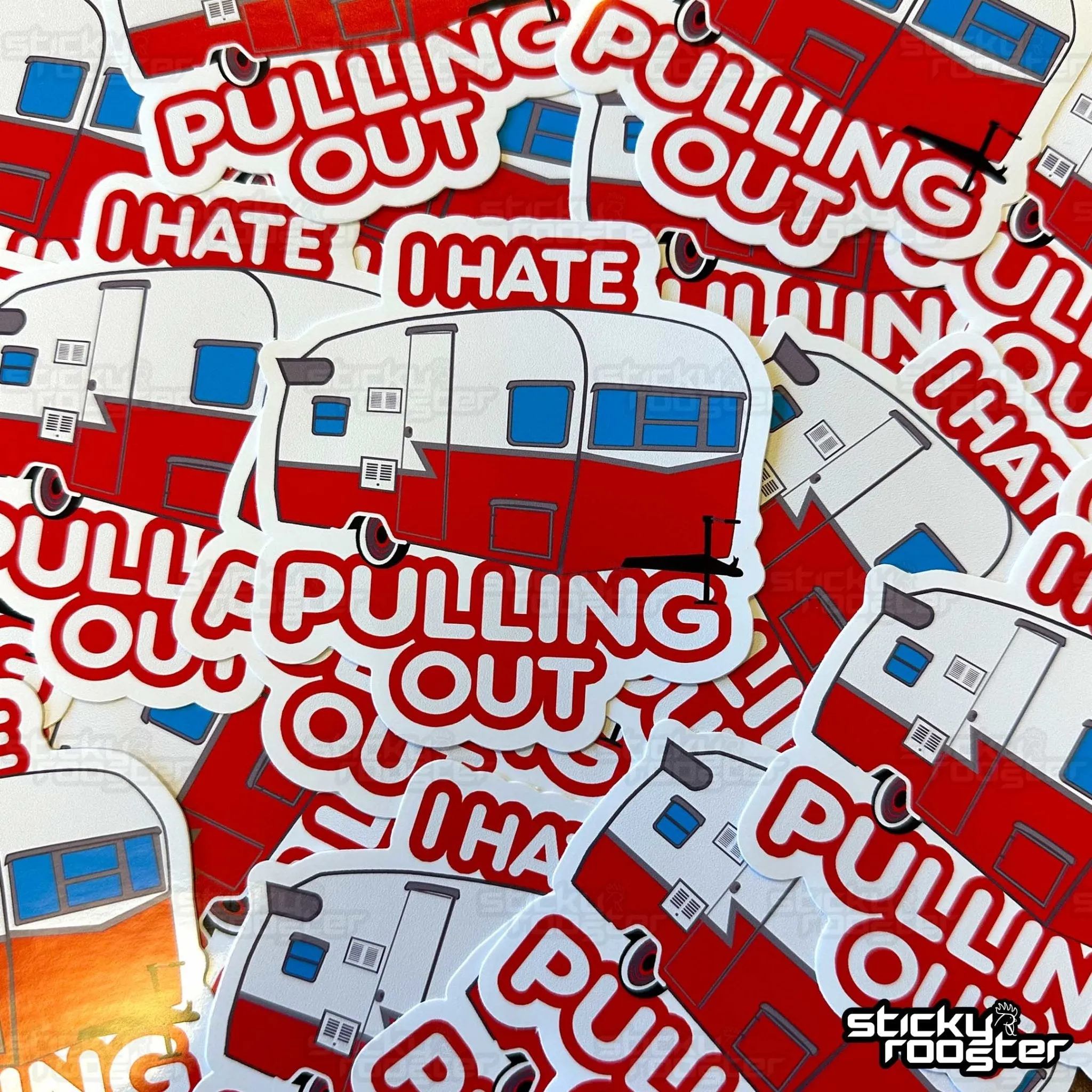 I Hate Pulling Out stickers - 3 pack