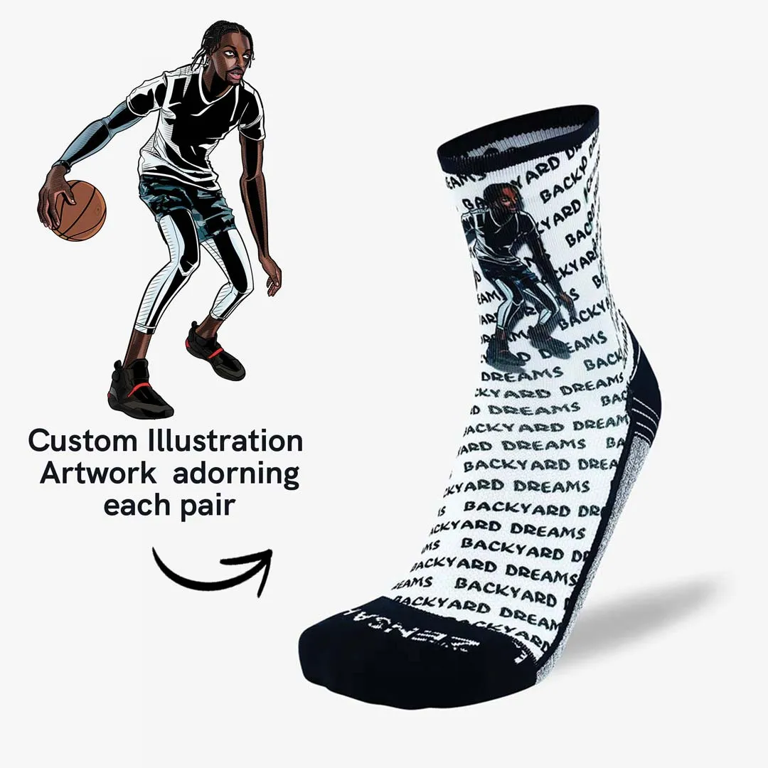 Justin Holiday Backyard Dreams Socks (Mini-Crew)