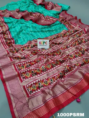 KcPc Latest New Launch Pashmina Cotton Silk Saree With Blouse,SRD Rama