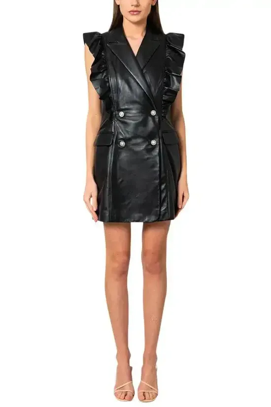 Kobane Leather Dress