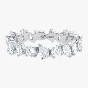 Lab Grown Multi Shape Diamond Eternity Ring