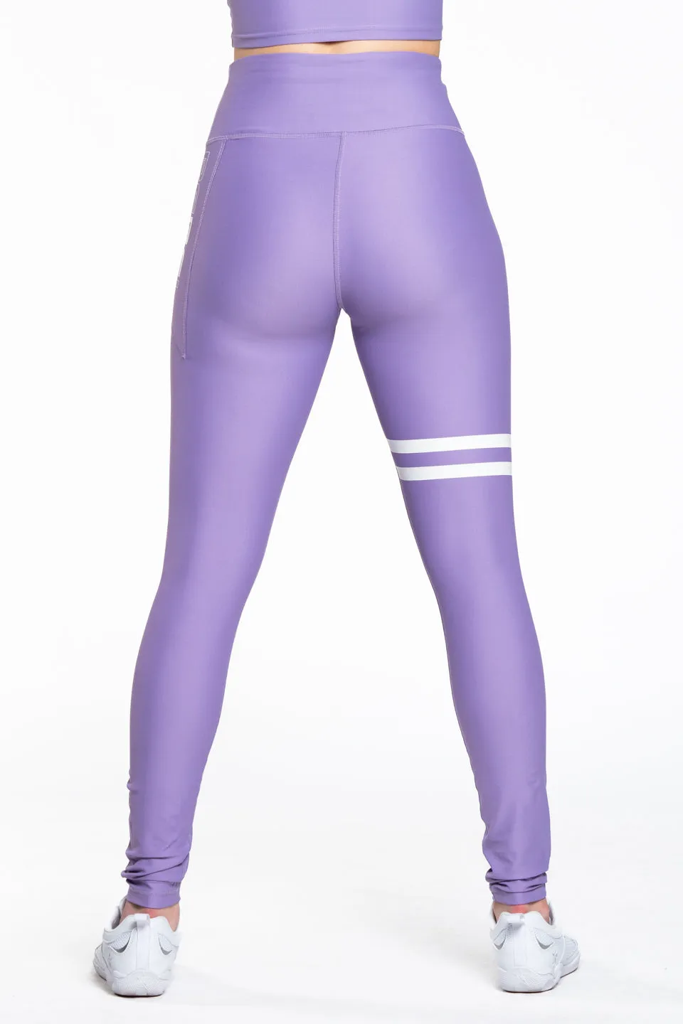 Legendary Legging in Lavender Stripe