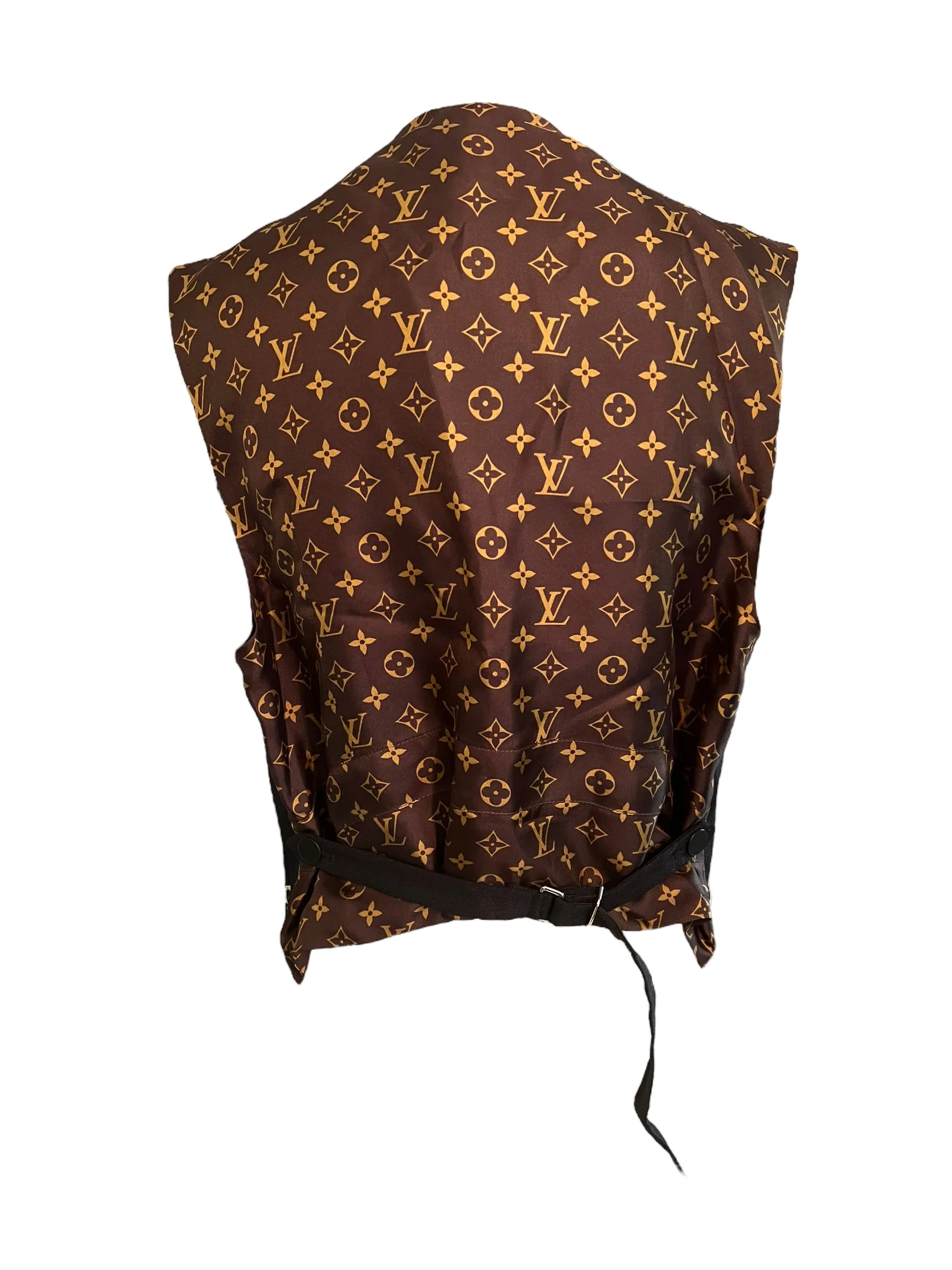 Louis Vuitton Size 40 Wool Silk Blend Double Breasted Vest