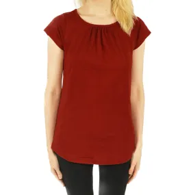 Maroon Ida Top [FINAL SALE]