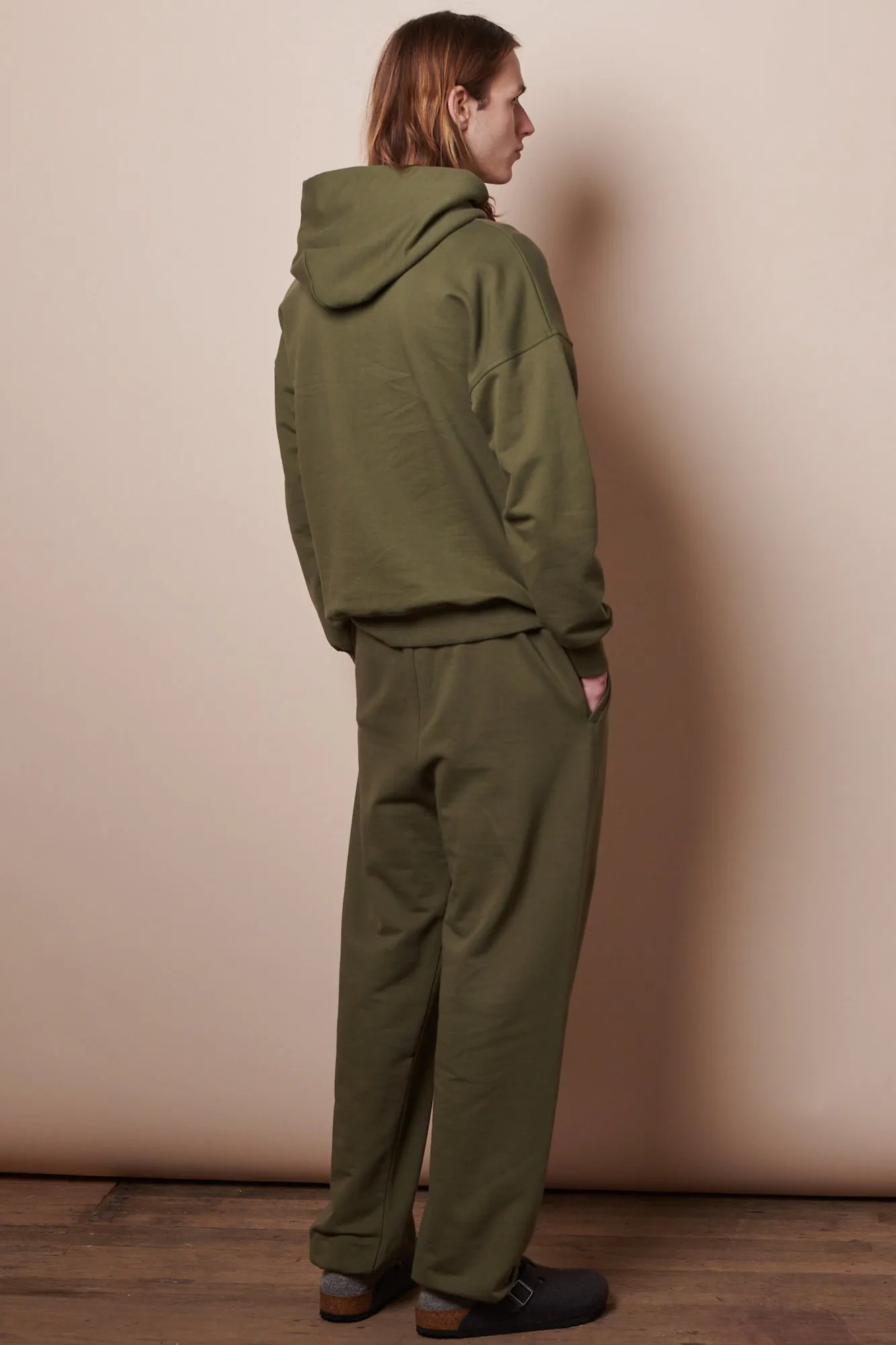 Men's Hooded Sweatshirt - Olive