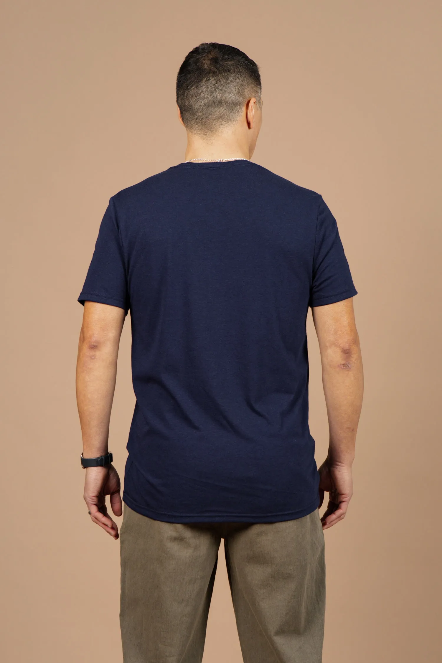 Men's Waves Tee / Navy