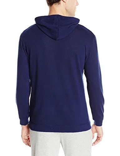 ORIGINAL PENGUIN MEN'S STANDARD LOUNGE HOODIE, MEDIEVAL BLUE, MEDIUM