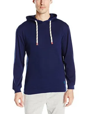 ORIGINAL PENGUIN MEN'S STANDARD LOUNGE HOODIE, MEDIEVAL BLUE, MEDIUM