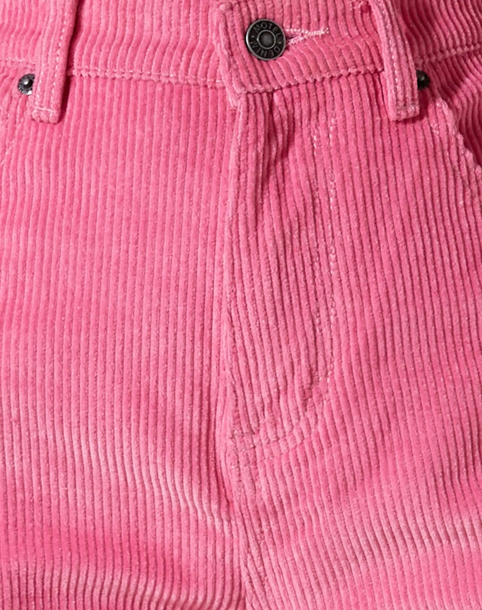 Parallel Trouser in Cord Bubblegum Pink