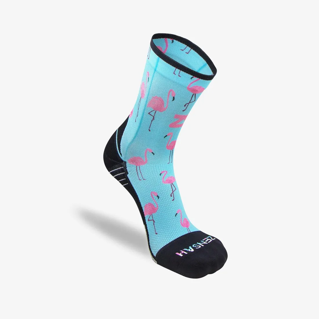 Pink Flamingos Socks (Mini-Crew)