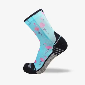 Pink Flamingos Socks (Mini-Crew)