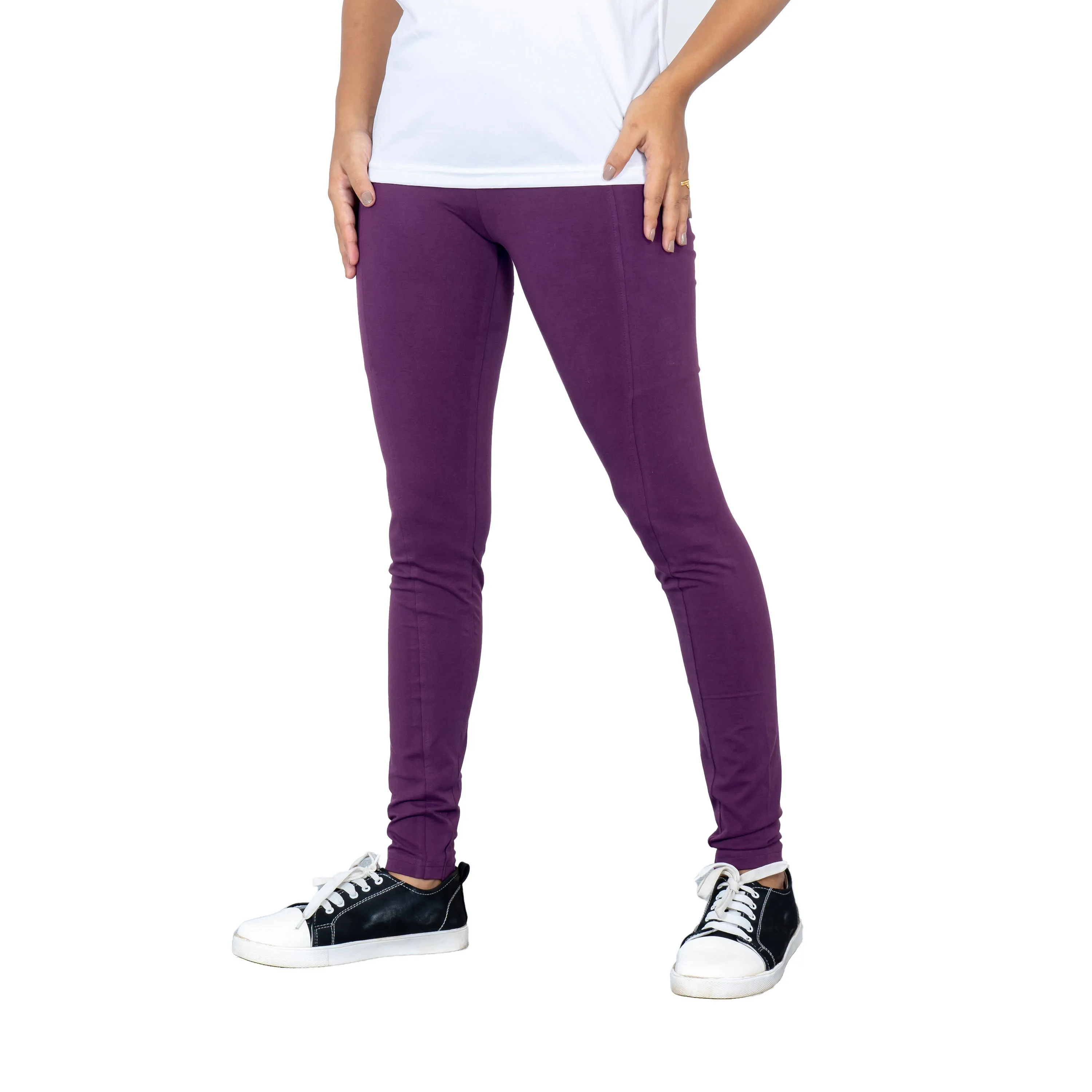 Plum Adults Leggings with Pockets