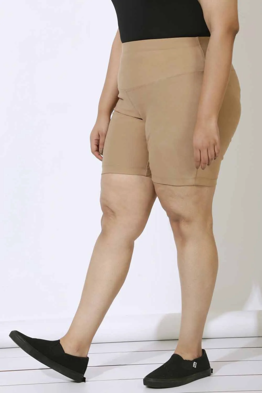 Plus Size Fawn Tummy Shaper Shorts