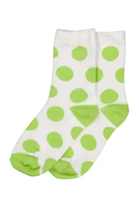 Polka Chic Socks Lime