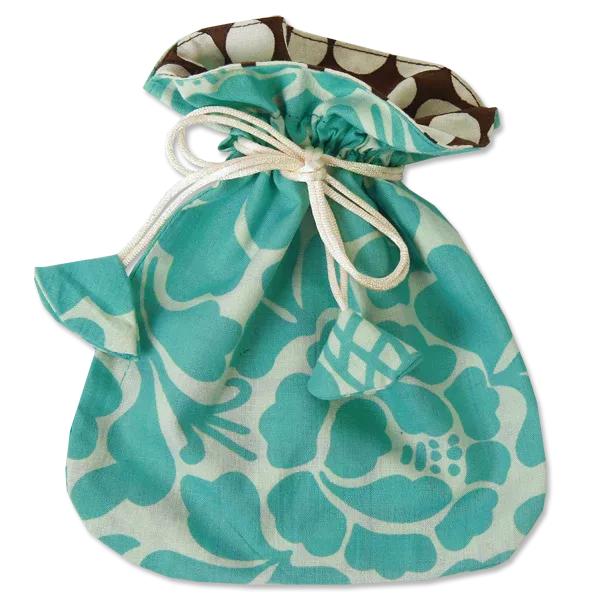 Prada Turquoise Drawstring Bag, Small - HOMEWARES