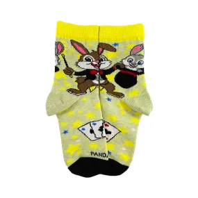 Rabbit Magician Socks from the Sock Panda (Ages 3-7)