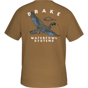 Retro Wood Duck T-Shirt