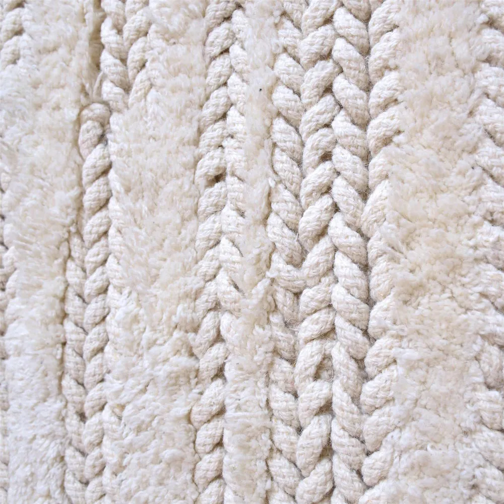 Ropas Chunky Weave Off White Rug