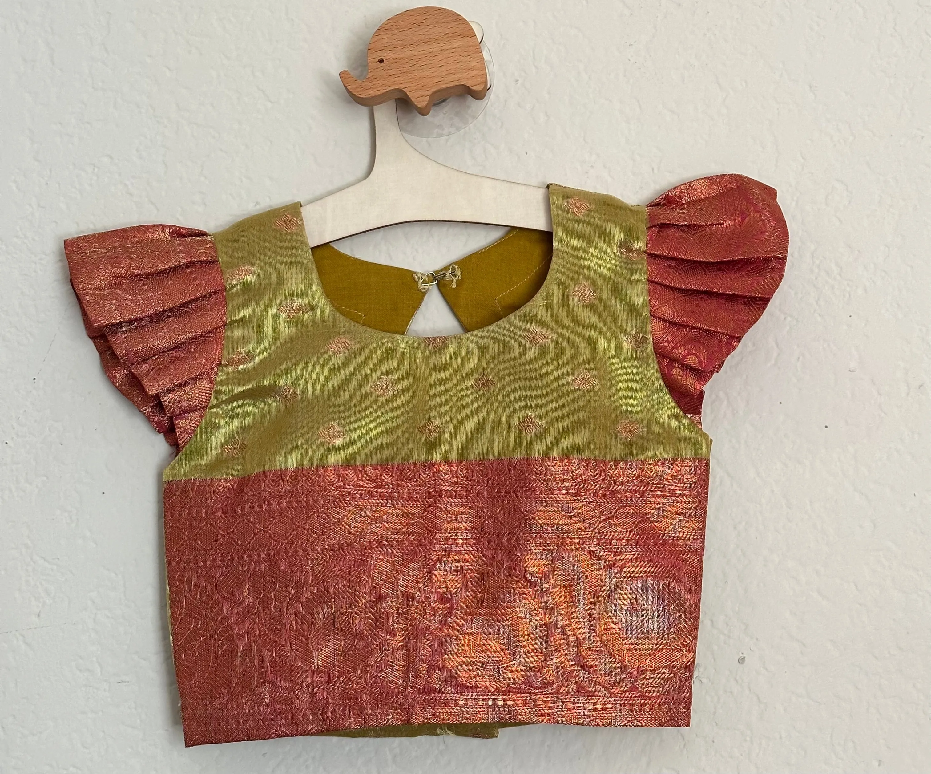 Vintage-inspired Crop Top and Circular Skirt | 3-4 Yrs