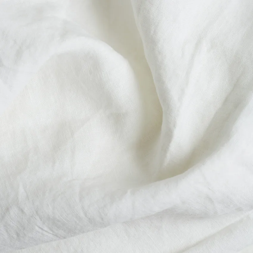 White 100% Linen Pillowcases (Pair)